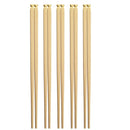 Axyaa Japanese Sushi Chopsticks Set Reusable Alloy Korean Tableware Pair.