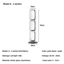 Axyaa Clear Glass Minimalist Floor Lamp for Modern Living Room Bedroom Decorating