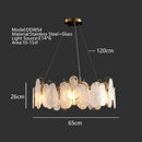 Axyaa French Style Minimalist Chandelier Full-Spectrum Lamp for Bedroom, Living Room, Dining Room
