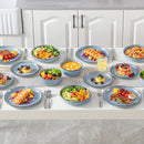 Axyaa Stoneware Dinnerware Set - 16/32 Piece Oven-Safe Ceramic Tableware Collection