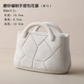 Nordic Ins Ceramic Handbag Vase Hydroponic Planter Minimalist Decor for Axyaa