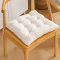 Axyaa Green Lambs Wool Floor Chair Pad - Comfortable, Cozy, and Stylish