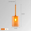 Axyaa Glass Cup LED Pendant Lamp Home Decoration Lighting