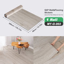Axyaa Wood Grain Peel and Stick Flooring Tiles, Removable Sticker, 118'' X 15.7''