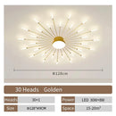 Axyaa Creative Fan LED Ceiling Lamp for Modern Living Room Decor