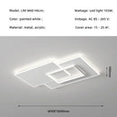 Axyaa LED Ceiling Lights Acrylic Minimalism Indoor Lighting for Living Room & Bedroom