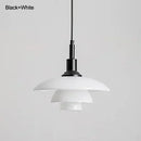 Axyaa Glass Pendant Chandelier for Home Decor Lighting