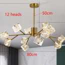 Axyaa Crystal Pendant Light: Luxury Postmodern Dining Room Hanging Lamp