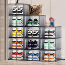 Axyaa Foldable Shoe Box with Lid Stackable Organizer for Home - Moisture-Proof & Dust-Proof