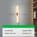 Axyaa LED Strip Wall Lamp for Modern Bedroom, Foyer, or Bathroom Mirror