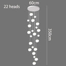 Axyaa Staircase Chandeliers Pendant Light Lamps, Modern Home Decor LED Lights for Living Room