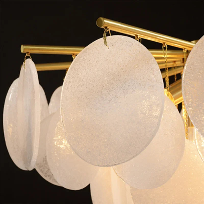 Axyaa Shell Chandelier Pendant Light for Modern Home Decor