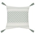 Axyaa Tufted Knit Tassel Cushion Cover 45x45cm Linen Throw Pillowcase