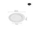 Axyaa Ceramic Pasta Plate Set for Molecular Cuisine and Elegant Dining