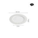 Axyaa Ceramic Pasta Plate Set for Molecular Cuisine and Elegant Dining