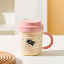 Cat Cartoon Ceramic Mug - Axyaa Original Fun Coffee Cup Beer Drinkware Breakfast Tea Gift