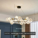Axyaa Nordic Starry Chandelier: Modern Magic Beans Pendant Light for Living Room, Restaurant & Bedroom