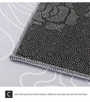 Axyaa Nordic Minimalist Bedside Rug - High-Quality Studio Lounge Decoration Rug