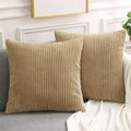 Axyaa Corduroy Pillow Cover 50x50cm Nordic Style Cushion Case for Home Decor
