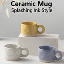 Axyaa Cartoon Print Porcelain Coffee Mug with Ring Handle