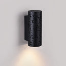 Axyaa Black Travertine Stone LED Wall Lamp Vintage Industrial Stair Light