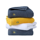 Axyaa Avocado Embroidered Cotton Towels: Soft, Thick, Non-Shedding for Bath Use