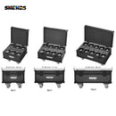 Axyaa Wireless Remote LED Par 6x18W Battery Lighting in Flight Case
