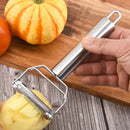 Axyaa Stainless Steel Double-sided Melon Planer Peeler Grater Slicer Kitchen Tool