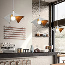 Axyaa Nordic Leaf Resin Pendant Chandelier for Home Dining Study Lighting