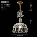 Axyaa Crystal Chandelier Pendant Light for Dining, Living, Bedroom & Entryway