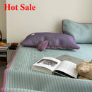 Axyaa Striped Mat Set - 120x200 & 1.5m 1.8m - New Milk Silk Ice Silk - 2025 Hot Summer