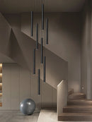 Axyaa Modern Long Chandelier for Living Room, Restaurant, and Staircase Lighting