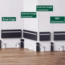 Axyaa LED Skirting Line Aluminum Profiles Conner Baseboard for Stair Floor Wall Decor