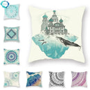 Axyaa Exotic Mandala Pattern Decorative Cushion Cover for Sofa Car Home