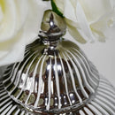 Axyaa Ceramic High Vase Ornaments TV Cabinet Decoration Silver Gold Plated Jewelry Storage