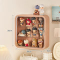 Axyaa Transparent Mystery Box Storage Rack for Action Figures and Toys.