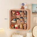 Axyaa Transparent Mystery Box Storage Rack for Action Figures and Toys.