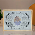 Axyaa Custom Photo Night Light Up Picture Frames for Unique In Memory Tribute