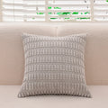 White Green Corduroy Cushion Cover 45x45, Modern Home Decor for Sofa, Axyaa Brand