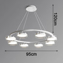 Axyaa Crystal Chandelier Pendant Light for Living Room and Bedroom