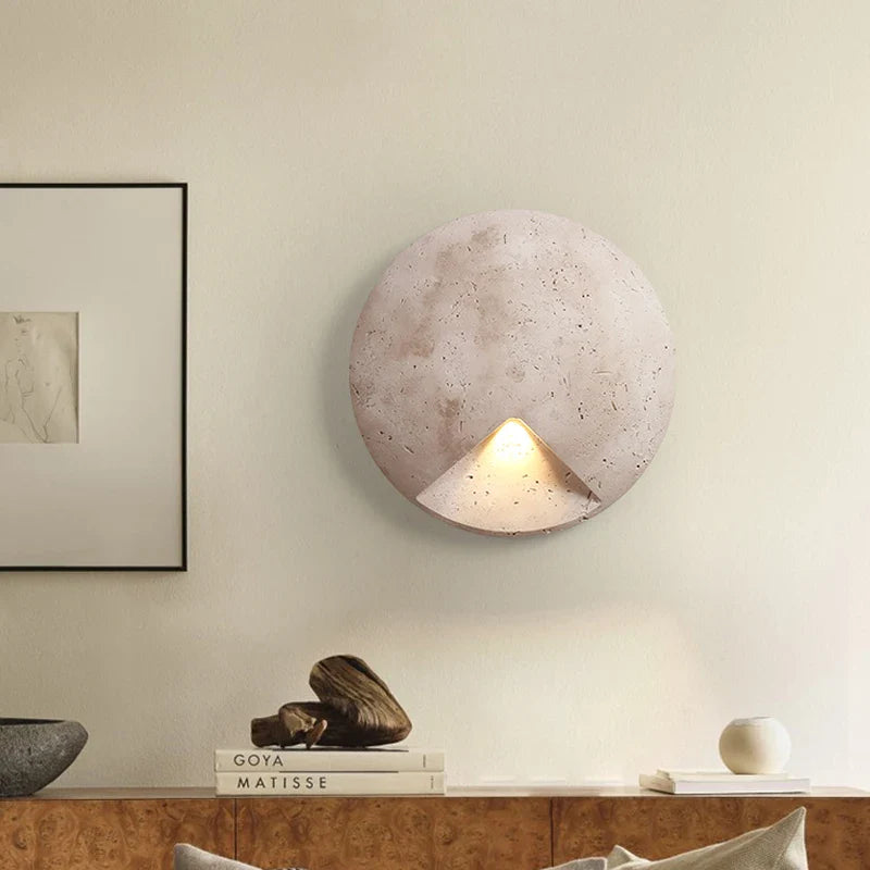Axyaa Retro Stone Wall Sconce Light for Home Decor