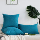 Axyaa Modern Breathable Plain Sofa Cushion Cover Soft Pillowcase Home Decor