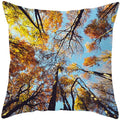 Axyaa Vintage Forest Pattern Pillow Case - Designer Sofa Cushion Cover