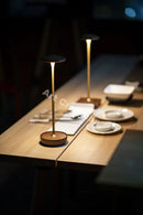 Axyaa Walnut Mushrooms Night Light Touch Switch Table Lamp