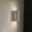 Axyaa Cement Wall Lamp: Japanese Retro LED Up Down Light for Home Decor