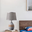 Axyaa Ceramic Bedside Lamp: Nordic Style, Eye-Friendly Night Light for Bedroom