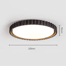 Axyaa Retro Black LED Ceiling Light for Master Bedroom, Dining Room, Study