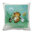Axyaa Spring Animal Cushion Cover - Fairy Tale Theme