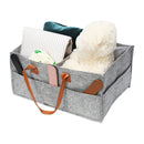 Axyaa Felt Cloth Stroller Bag: Large Capacity, Luxury PU Leather, Carrying Handle