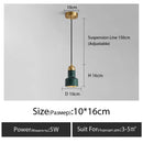 Axyaa Marble Pendant Light Nordic Bedroom Chandelier